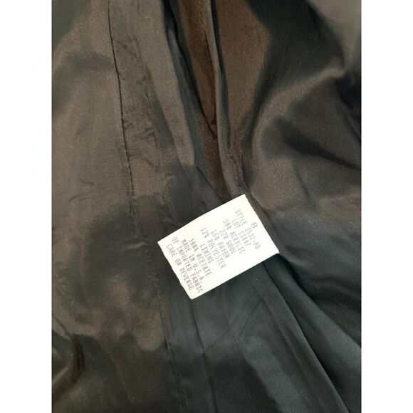 Donna Degnan Long Sleeve Button Front Houndstooth Patterned Blazer Size 8 - Picture 10 of 11